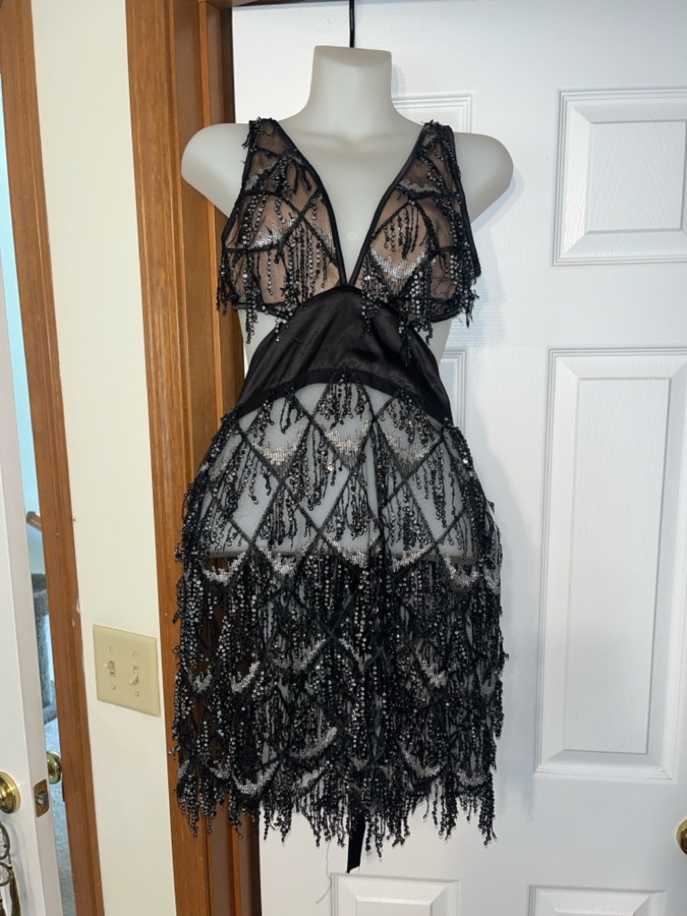 Women’s Sheer Sequins Dress